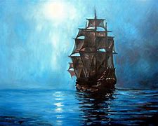 Image result for Oil Paintings of Pirate Ships