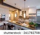 Image result for Rustic Kitchens with Stainless Steel Appliances