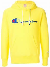 Image result for Yellow Champion Hoodie Men