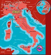 Image result for Italy Map English Kids