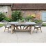 Image result for Concrete Top Outdoor Dining Table