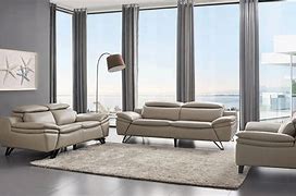 Image result for Modern Leather Living Room Furniture