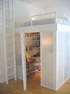 Image result for Loft Bed with Desk and Closet