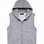 Image result for Grey Sleeveless Hoodie