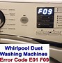 Image result for Whirlpool Duet Washer Clear Error Codes