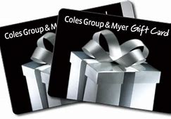 Image result for Coles Myer Gift Card