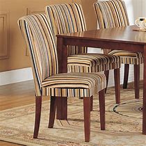 Image result for Striped Dining Room Chairs