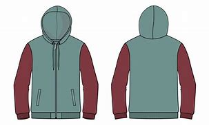 Image result for Hoodie Technical Drawing