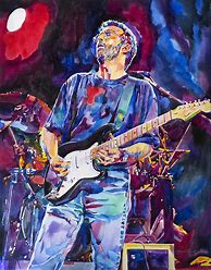 Image result for Eric Clapton Psychedelic Art