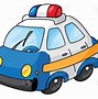 Image result for Blue Police Car Clip Art