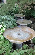 Image result for DIY Bird Bath with Fountain