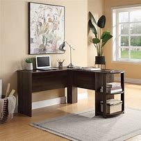 Image result for Wooden L-Desk
