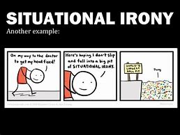 Image result for Situational Irony Examples Cartoon