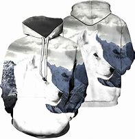 Image result for White Wolf Hoodie