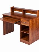 Image result for Wooden Computer Desk for Small Space