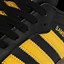 Image result for Black Adidas with Gold Stripes Shoes