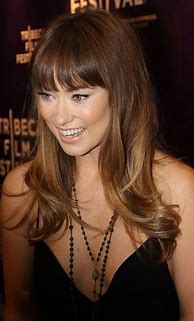 Image result for Olivia Wilde Curtain Bangs
