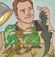 Image result for Cartoon Owen Jurassic World