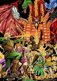 Image result for Dungeons and Dragons Cartoon Art