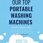 Image result for Portable Washing Machines for Apartments