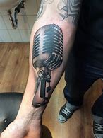 Image result for Microphone Tattoo
