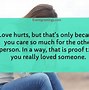 Image result for Love Hurts Quotes Pain