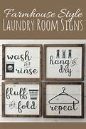 Image result for Laundry Room Signs Farmhouse-Style