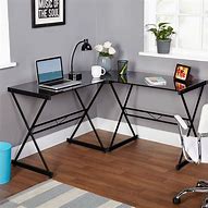 Image result for Glass and Metal Desk
