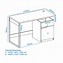 Image result for Compact White Desk with Storage