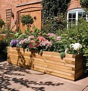 Image result for Wooden Planters for Garden