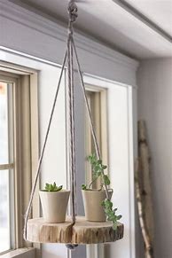Image result for Wooden Hanging Plant Hangers