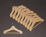 Image result for Wooden Doll Clothes Hangers