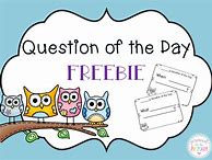 Image result for Question of the Day for Kids Clip Art