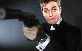 Image result for Robert Pattinson James Bond