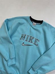 Image result for Nike Grey and Blue Vintage Sweatshirt