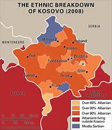 Image result for Kosovo Karte