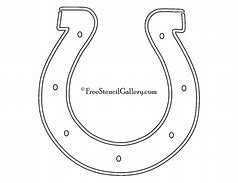 Image result for Colts Logo Stencil