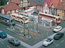 Image result for HO Scale Bus Station