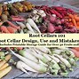 Image result for Root Cellar Construction