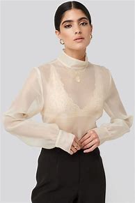 Image result for Gold Collar Blouse