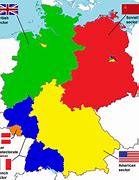 Image result for Map of Nazi Germany Allied Occupation