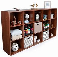 Image result for Cube Storage Shelves with Baskets