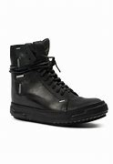 Image result for Black High Top Sneakers