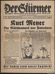 Image result for Der Sturmer Newspaper