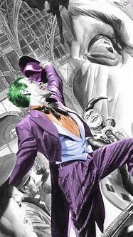 Image result for Alex Ross Batman vs Joker