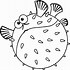 Image result for Blowfish Outline