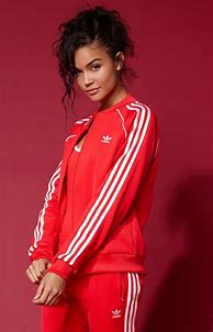 Image result for Red Adidas Jacket Tracksuit