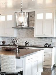 Image result for White Kitchen Cabinets Backsplash Ideas