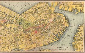 Image result for Map of Boston 1765