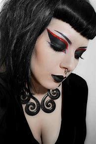 Image result for Dark Goth Girl Makeup